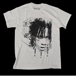 Trippie Redd White Tee – Exclamation Point Album Art (M)